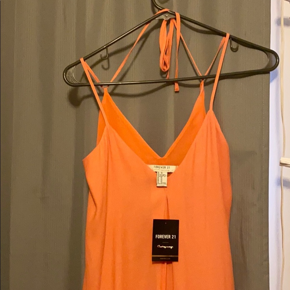 Peach dress